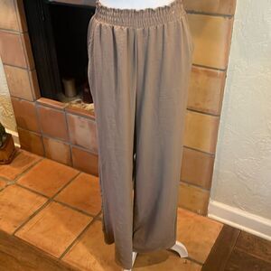 Rachel Paige, Size L, Mocha Elastic Waist Pull On Pants!